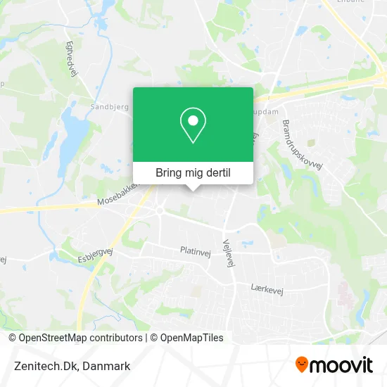 Zenitech.Dk kort