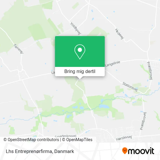 Lhs Entreprenørfirma kort