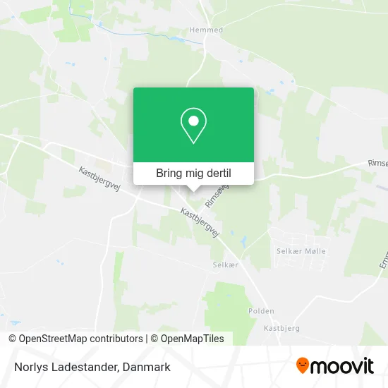 Norlys Ladestander kort
