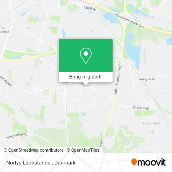 Norlys Ladestander kort