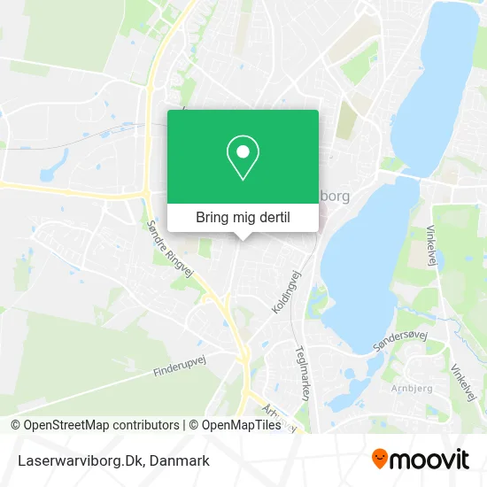Laserwarviborg.Dk kort