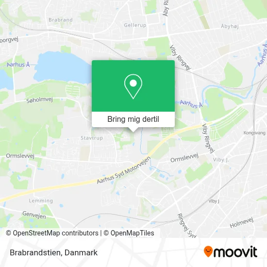 Brabrandstien kort