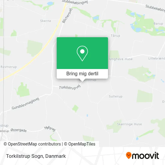 Torkilstrup Sogn kort