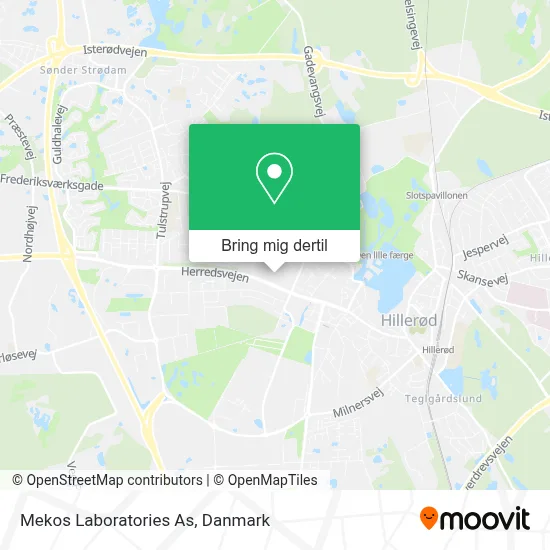 Mekos Laboratories As kort