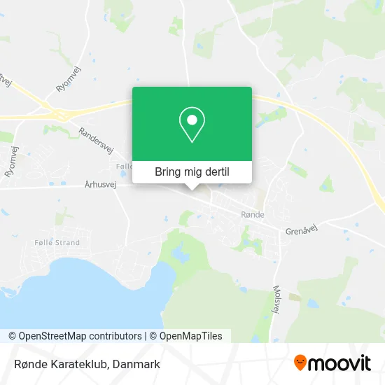 Rønde Karateklub kort