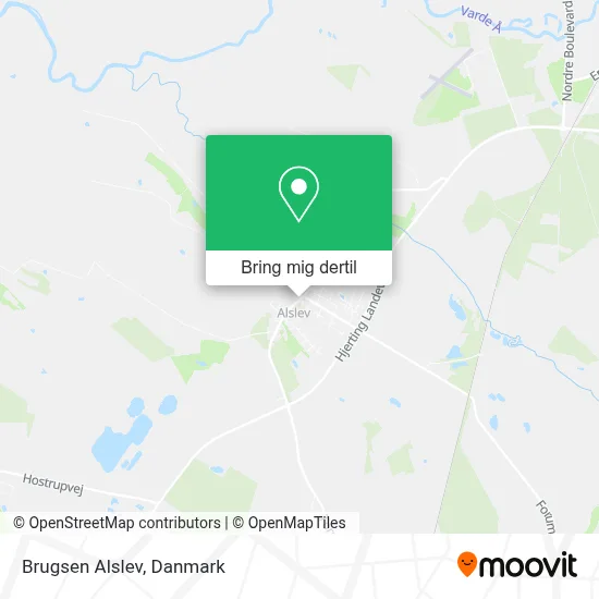 Brugsen Alslev kort