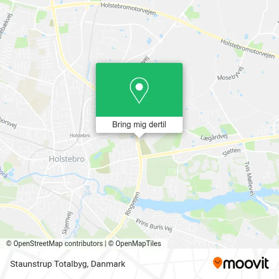 Staunstrup Totalbyg kort
