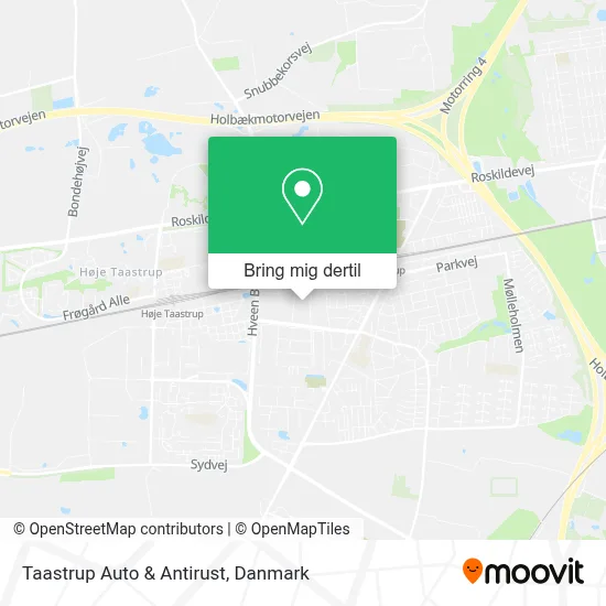 Taastrup Auto & Antirust kort