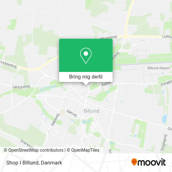 Shop I Billund kort