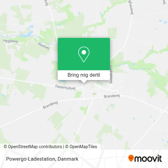 Powergo-Ladestation kort