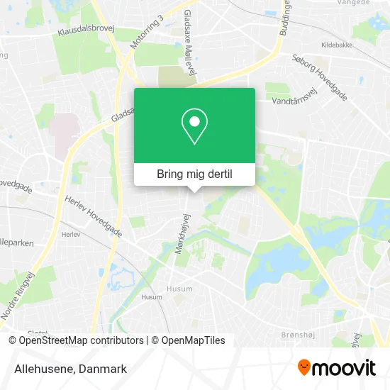 Allehusene kort