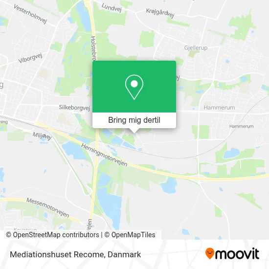 Mediationshuset Recome kort