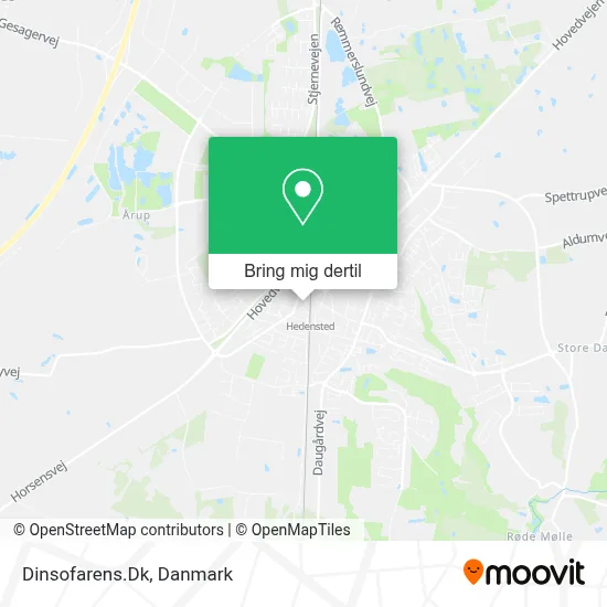 Dinsofarens.Dk kort