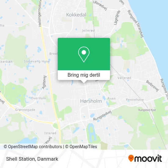 Shell Station kort