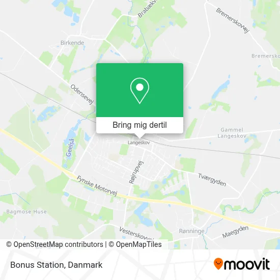 Bonus Station kort
