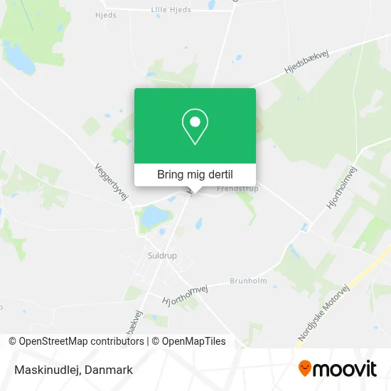 Maskinudlej kort