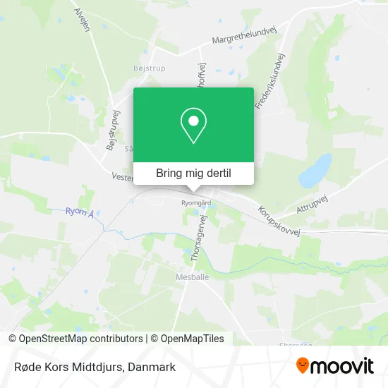 Røde Kors Midtdjurs kort