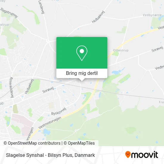 Slagelse Synshal - Bilsyn Plus kort
