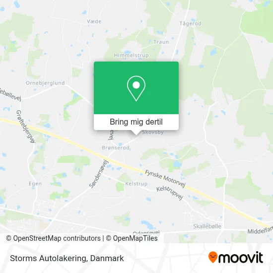 Storms Autolakering kort