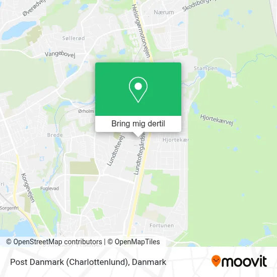 Post Danmark (Charlottenlund) kort