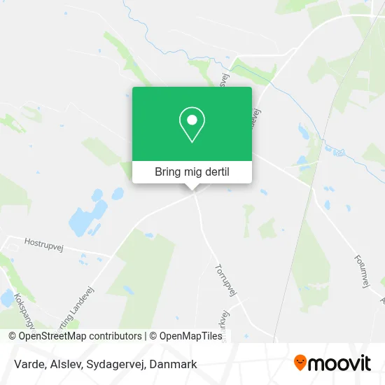 Varde, Alslev, Sydagervej kort