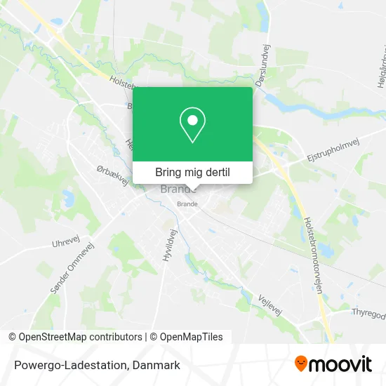 Powergo-Ladestation kort