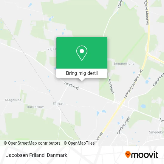 Jacobsen Friland kort