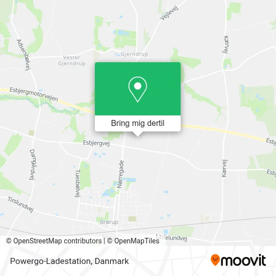Powergo-Ladestation kort