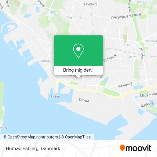 Humac Esbjerg kort