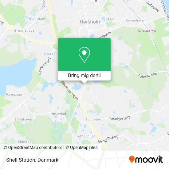 Shell Station kort