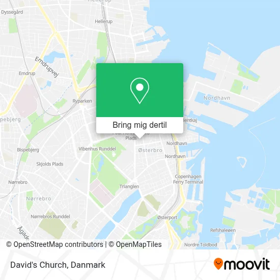 David's Church kort