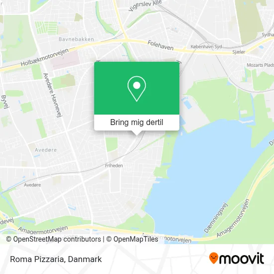 Roma Pizzaria kort