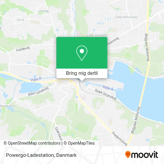 Powergo-Ladestation kort