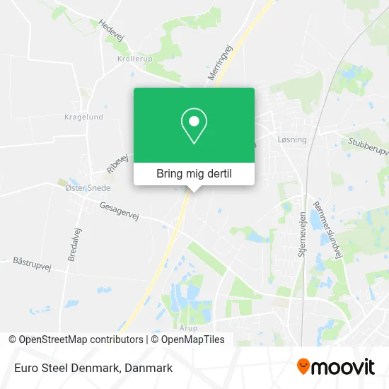 Euro Steel Denmark kort