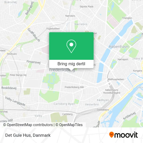 Det Gule Hus kort