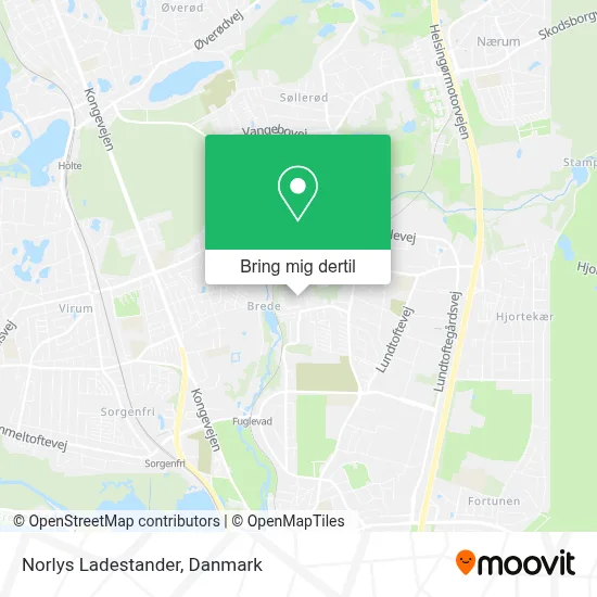 Norlys Ladestander kort