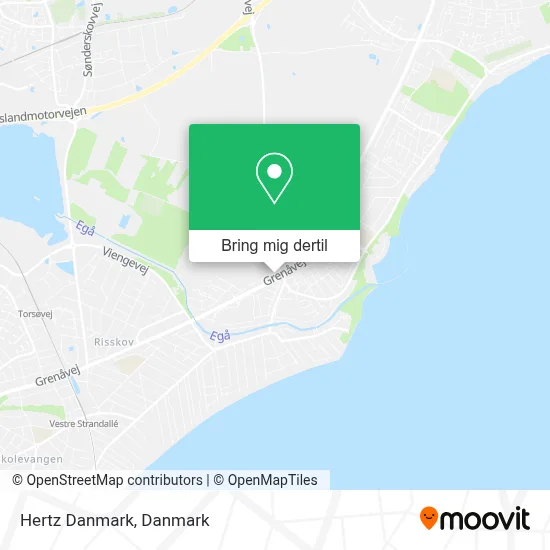 Hertz Danmark kort