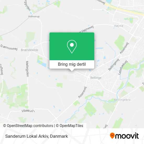 Sanderum Lokal Arkiv kort