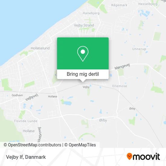 Vejby If kort