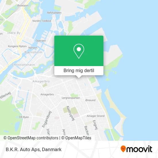 B.K.R. Auto Aps kort