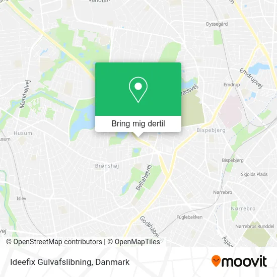 Ideefix Gulvafslibning kort