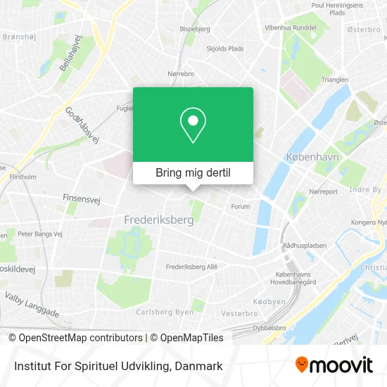 Institut For Spirituel Udvikling kort