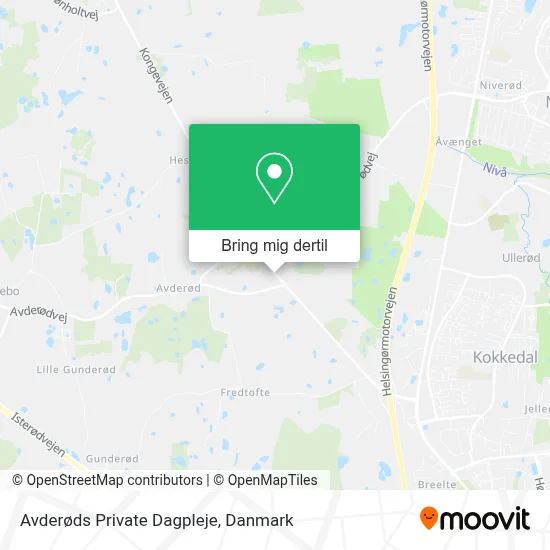 Avderøds Private Dagpleje kort