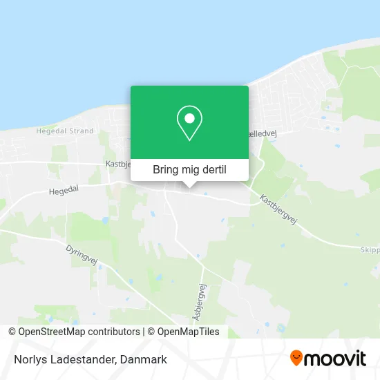 Norlys Ladestander kort