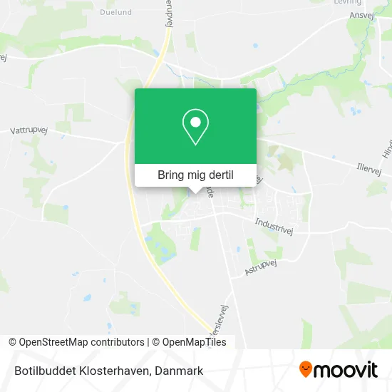Botilbuddet Klosterhaven kort