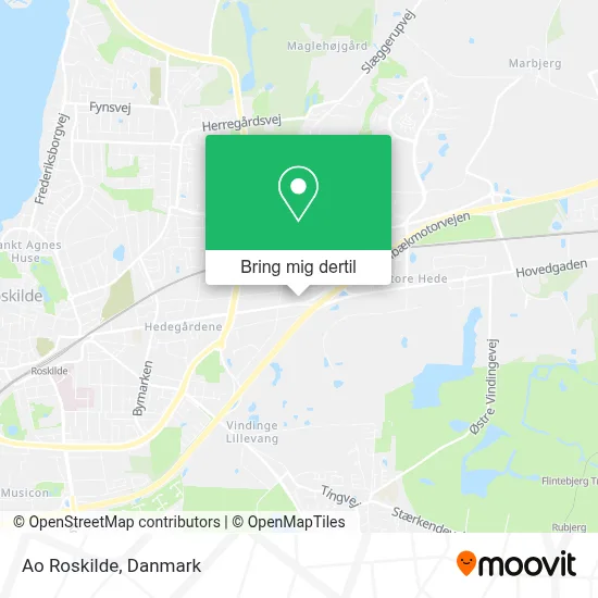 Ao Roskilde kort