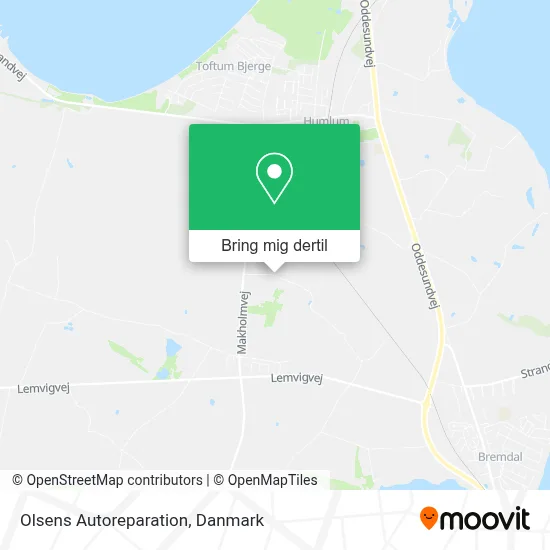 Olsens Autoreparation kort