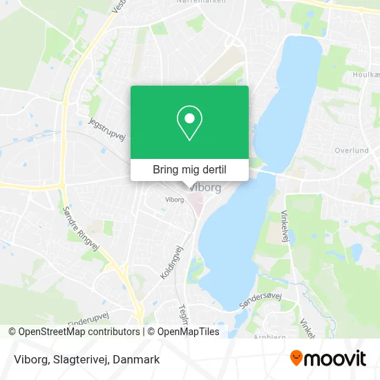 Viborg, Slagterivej kort