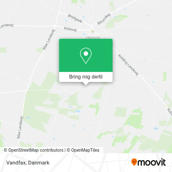 Vandfax kort