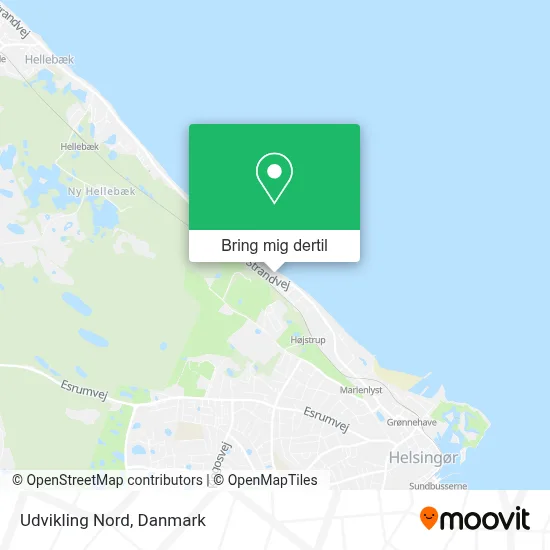 Udvikling Nord kort
